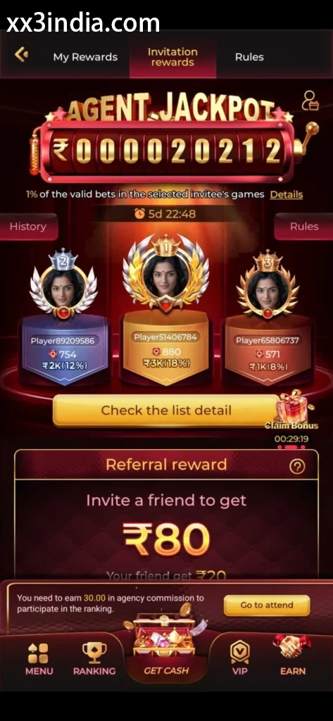 XX3 Bonus and Rewards: Read Terms Before Claiming mobile preview